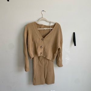 Sweater and midi skirt set